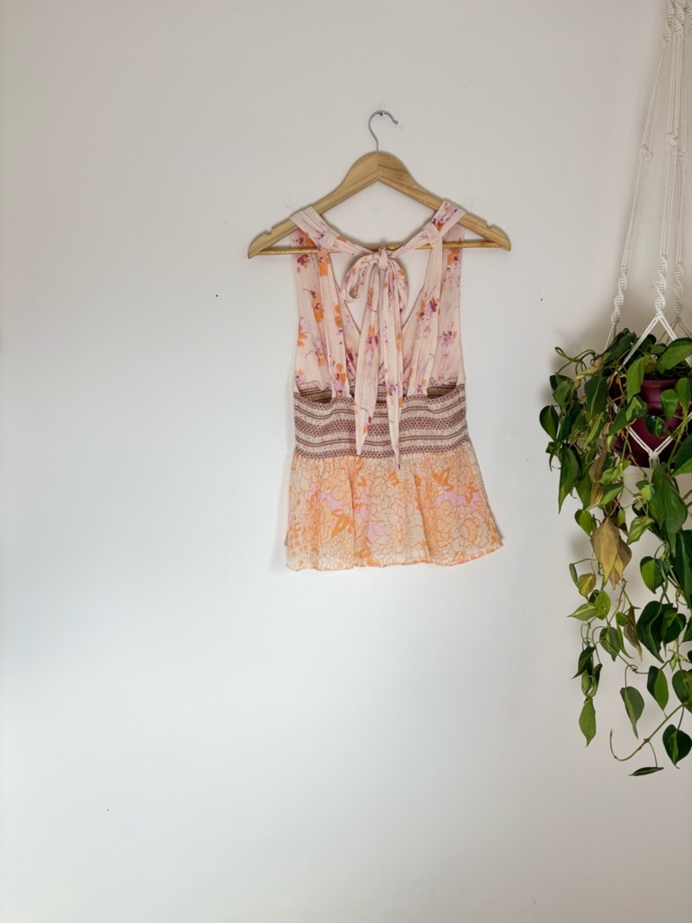Free People Brinkley Smocked Tank - Picture 4 of 7